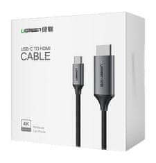 Ugreen HDMI na USB-C 4K 60Hz 1,5 m crno-sivi adapter kabel