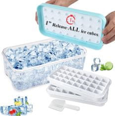 HOME & MARKER® Silikonska posuda za ledene kocke, kalup za led 28 x 13 x 9,5 cm za zamrzivač | ICEMATE