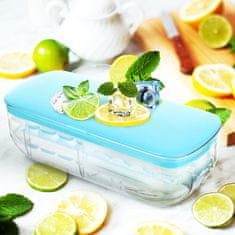 HOME & MARKER® Silikonska posuda za ledene kocke, kalup za led 28 x 13 x 9,5 cm za zamrzivač | ICEMATE