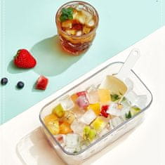 HOME & MARKER® Silikonska posuda za ledene kocke, kalup za led 28 x 13 x 9,5 cm za zamrzivač | ICEMATE