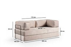 Atelier Del Sofa Dvosjed na razvlačenje KATIE