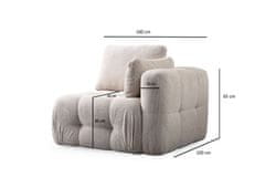 Atelier Del Sofa Fotelja Amaris 1R - bež