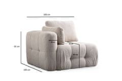 Atelier Del Sofa Fotelja Amaris L1 - bež