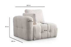 Atelier Del Sofa Fotelja Amaris L1 - Bijela