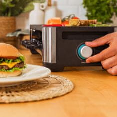 Cecotec Raclette Sir&Grill 16000 Inox Allstone 1400W Ploča 8 Os. Crna