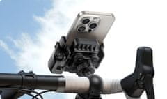 BASEUS Držač za telefon za bicikl Tripod, 360°, s bravom, crni