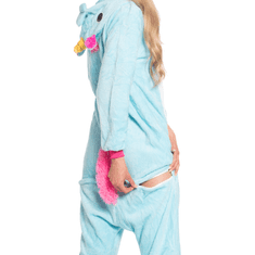 Nikcorp Udobna ženska pidžama Pegaz – mekana, topla i čarobna za savršen odmor kigurumi, onesie, plava pidžama, kostim, ženska odjeća, Nikcorp, S