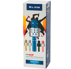 Blow PRM402 KARAOKE mikrofon sa zvučnikom, 5W, bežični, BT, Android + iOS, crni