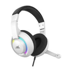 Baracuda slušalice+mikrofon bijele gaming BGH-021 HYDRA-W
