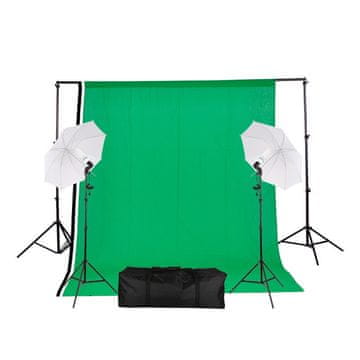 Symfony Foto studio set - 2x kišobran, 3x platno
