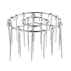 HOME & MARKER® Set za roštiljanje u fritezi na vrući zrak, neljepljivi premaz, 24 ražnjića, kompatibilno 3–8 L | AIRROAST