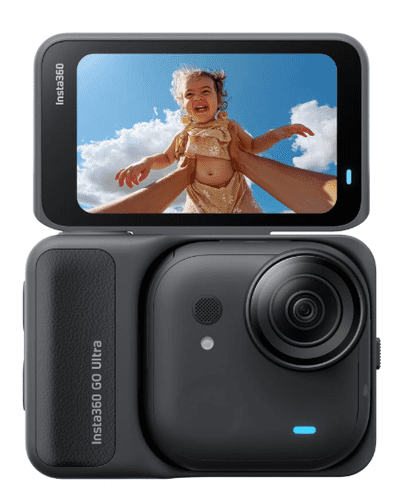 Insta360 GO Ultra akcijska kamera, Midnight Black