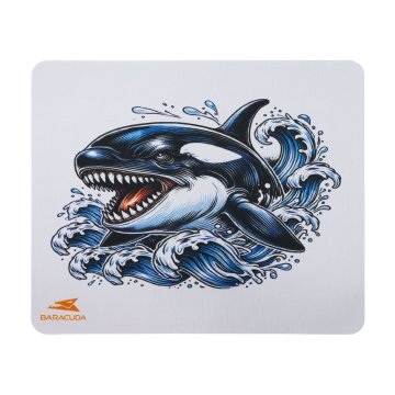 Baracuda podloga za miš bijela - motiv orka BGMP-071 ORCA