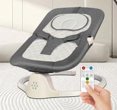 Tavalax AI pametna dječja električna ljuljačka – tiho ljuljanje, daljinsko upravljanje i Bluetooth glazba