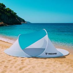 Trizand Sklopivi šator na izvlačenje 220x120x90cm - tirkizno/sivo