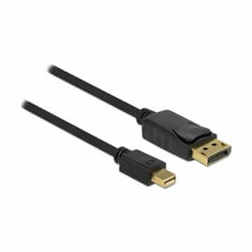 Delock kabel miniDisplayPort-DisplayPort 0.5m 4K 60Hz crni 83984