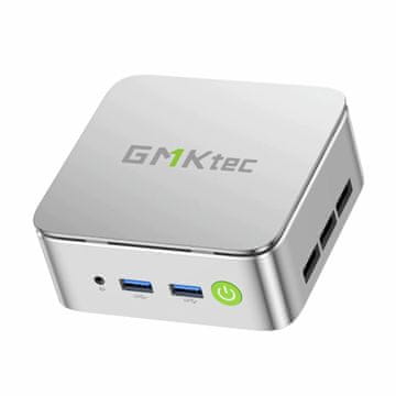 GMKtec računalo mini PC G10 AMD Ryzen5 16GB RAM 512GB SSD NucBox srebrno