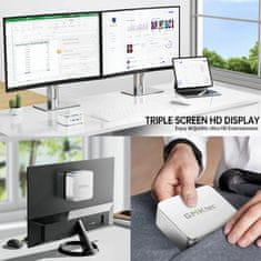 GMKtec računalo mini PC G10 AMD Ryzen5 16GB RAM 512GB SSD NucBox srebrno
