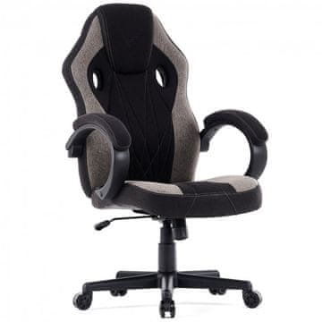 SENSE7 gaming stolica Prism od tekstilna crno-siva