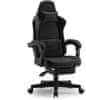 SENSE7 gaming stolica Devon LEATHAIRE potpuno crna