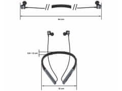 Manta MNH02 OLYMPIC II bežične slušalice, Bluetooth 5.3, crno-sive