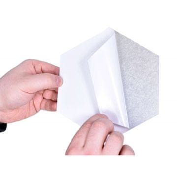 HOME & MARKER® Samoljepljive zrcalne naljepnice za zid, dekorativne ogledalo pločice 32 kom za dom | WALLGEM