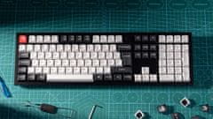 Keychron Q6 HE bežična mehanička tipkovnica, Gateron nebula magnetski prekidači, RGB, crna (Q6H-M1-UK)