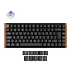 Keychron K2 HE bežična mehanička tipkovnica, aluminij, Gateron nebulamagnetski prekidači, RGB, crna (K2H-F1-UK)