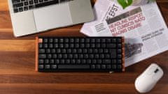 Keychron K2 HE bežična mehanička tipkovnica, aluminij, Gateron nebulamagnetski prekidači, RGB, crna (K2H-F1-UK)