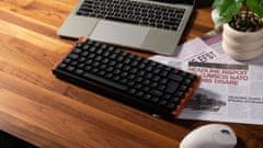 Keychron K2 HE bežična mehanička tipkovnica, aluminij, Gateron nebulamagnetski prekidači, RGB, crna (K2H-F1-UK)