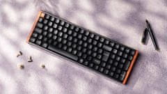 Keychron K4 HE bežična mehanička tipkovnica, aluminij, Gateron nebula magnetski prekidači, RGB, crna (K4H-F1-UK)