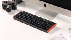 Keychron K4 HE bežična mehanička tipkovnica, aluminij, Gateron nebula magnetski prekidači, RGB, crna (K4H-F1-UK)
