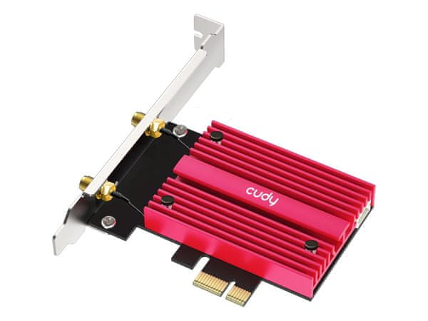 PCI-E adapter s hladilnikom in magnetno anteno