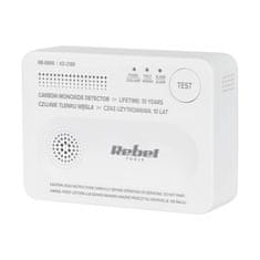 Rebel TOOLS Detektor ugljičnog monoksida na baterije LED 85dB