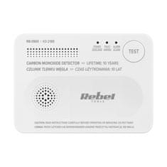 Rebel TOOLS Detektor ugljičnog monoksida na baterije LED 85dB
