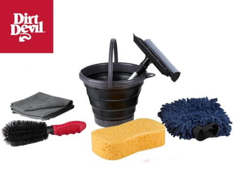 DIRT DEVIL komplet za čišćenje automobila 7 dijelova