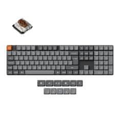 Keychron K5 Max bežična mehanička tipkovnica, Gateron smeđi prekidači, RGB (K5M-H3-UK)