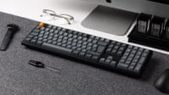 Keychron K10 Max bežična mehanička tipkovnica, crveni prekidači, RGB, crna (K10M-H1-UK)