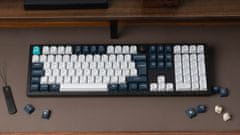Keychron Q6 Max bežična mehanička tipkovnica, Gateron Jupiter smeđi prekidači, RGB, crna (Q6M-M3-UK)