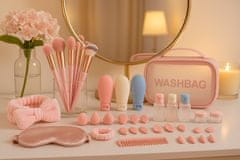 Bodybite Poklon kutija za žene, 33-dijelni beauty set s putnim dodacima, maskom i četkama za šminku | WOMGIFTHAIR