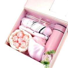 Bodybite Poklon kutija za žene, olovka, kišobran, ventilator, svijeća i termo šalica, luksuzno pakiranje | WOMGIFTPINK