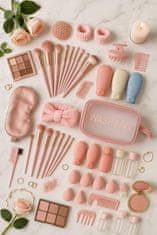 Bodybite Poklon kutija za žene, 33-dijelni beauty set s putnim dodacima, maskom i četkama za šminku | WOMGIFTHAIR