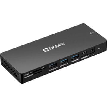 Sandberg USB-C 13 v 1 DockingStation Pro priključna stanica