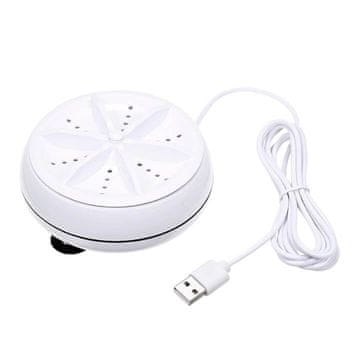 HOME & MARKER® Prijenosna mini USB perilica rublja, kompaktna putna perilica za odjeću i donje rublje | TURBOWASH