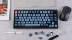 Keychron V1 Max bežična mehanička tipkovnica, Gateron Jupiter smeđi prekidači, RGB, crna (V1M-D3-UK)