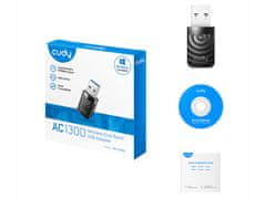 Cudy WU1300S mrežni adapter, bežični, AC1300 Wi-Fi 5, USB 3.0