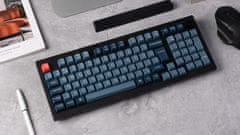 Keychron V5 Max bežična mehanička tipkovnica, Gateron Jupiter banana prekidači, RGB, crna (V5M-D4-UK)