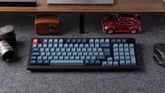 Keychron V5 Max bežična mehanička tipkovnica, Gateron Jupiter banana prekidači, RGB, crna (V5M-D4-UK)