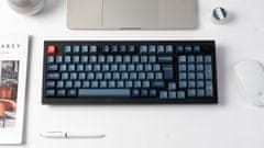 Keychron V5 Max bežična mehanička tipkovnica, Gateron Jupiter banana prekidači, RGB, crna (V5M-D4-UK)