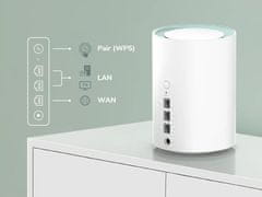 Cudy M1500 pristupna točka, AX1500 Gigabit Wi-Fi 6, Mesh sustav, 3 kom